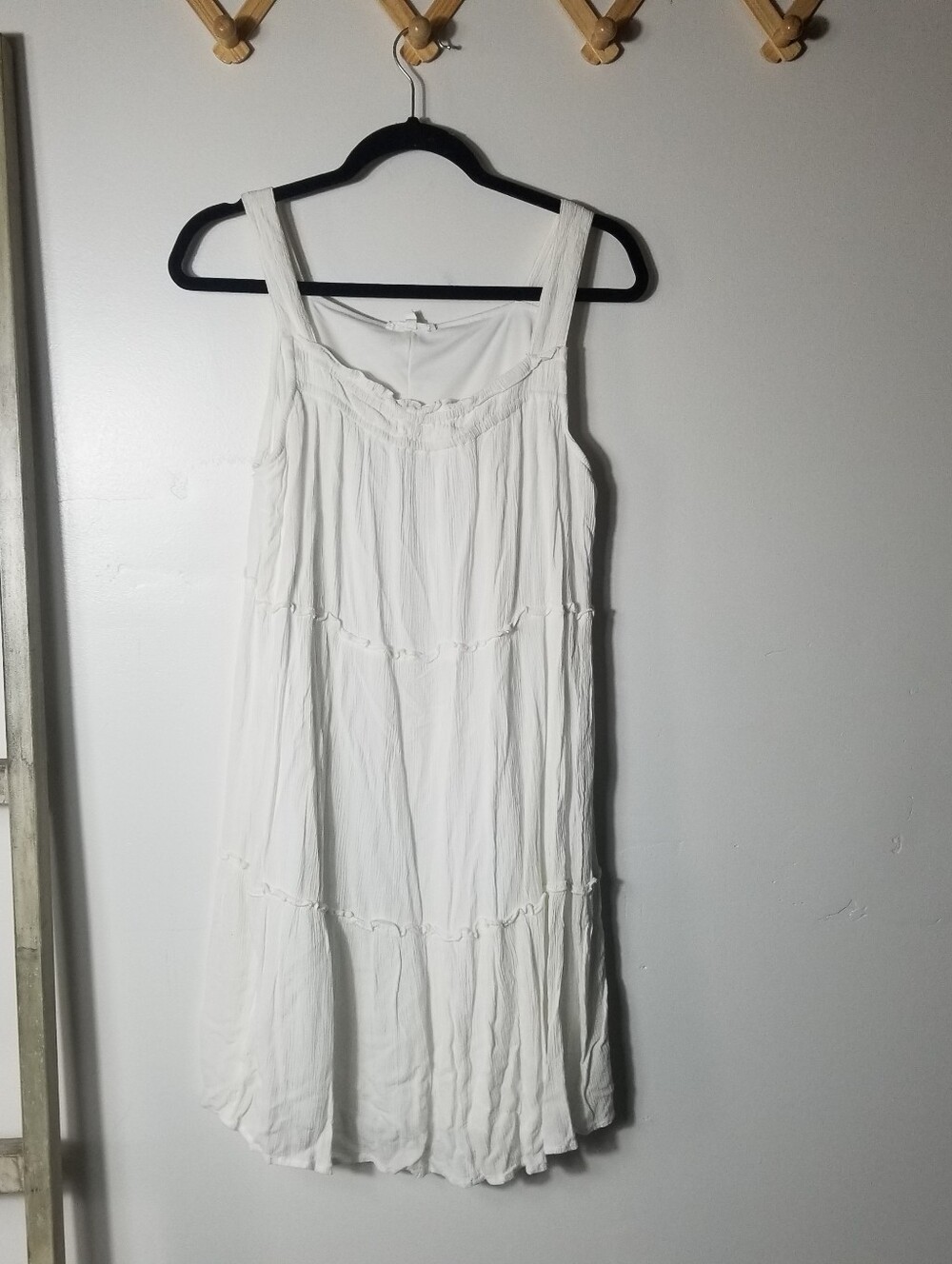MAURICES WOMEN'S WHITE TANK DRESS SIZE LARGE